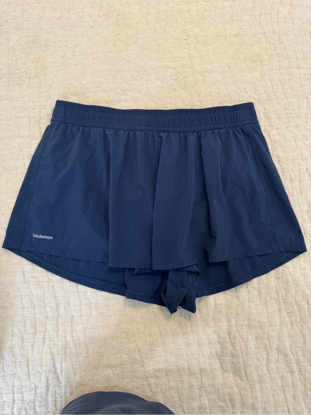 lululemon athletica Navy Layered Athletic Skort-Style Shorts